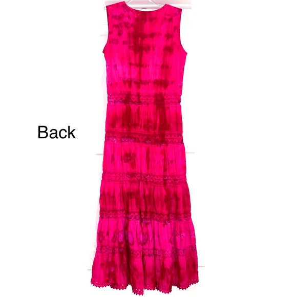 Pink Tie Dye Maxi Dress NWOT - Picture 7 of 7